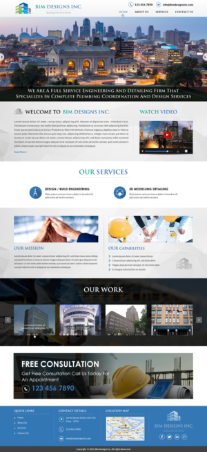 Web Design by Sbss for BIM Designs Incorporated | Design: #11089764