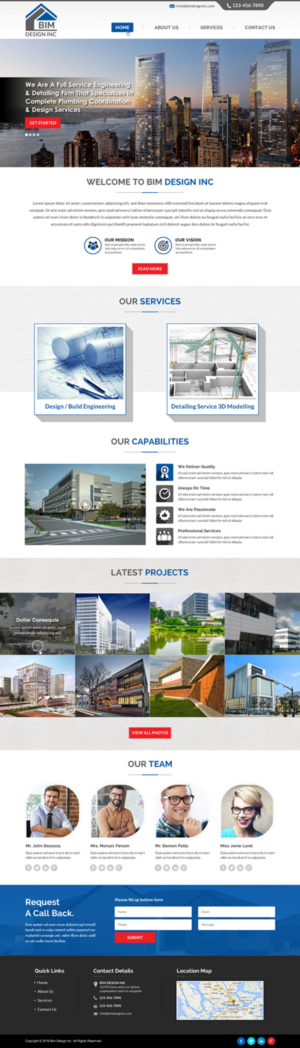 Web Design by Sbss for BIM Designs Incorporated | Design: #11089765