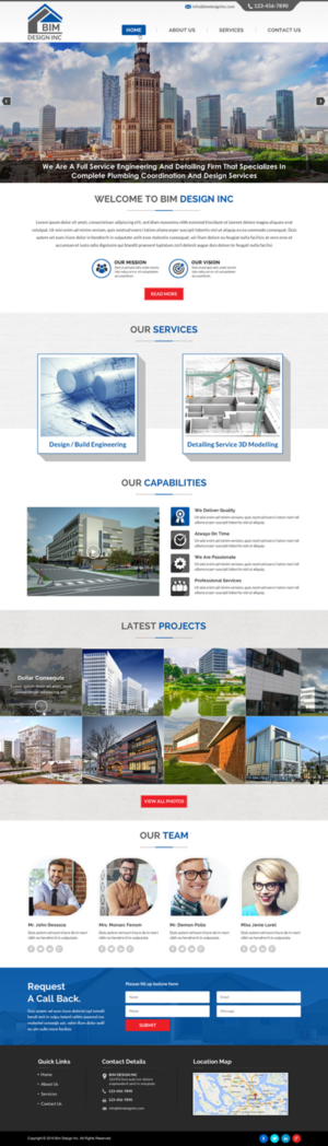 Web Design by Sbss for BIM Designs Incorporated | Design: #11089766