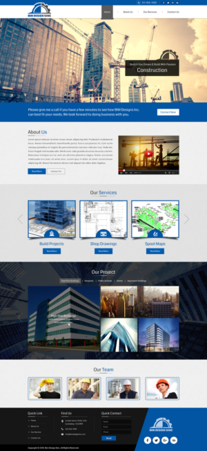 Web Design by Sbss for BIM Designs Incorporated | Design: #11099027