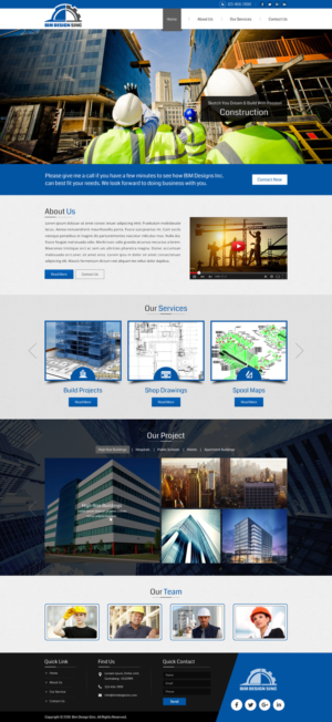 Web Design by Sbss for BIM Designs Incorporated | Design: #11099029