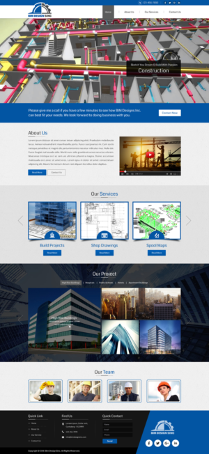 Web Design by Sbss for BIM Designs Incorporated | Design: #11107707