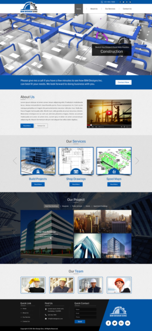 Web Design by Sbss for BIM Designs Incorporated | Design: #11107708