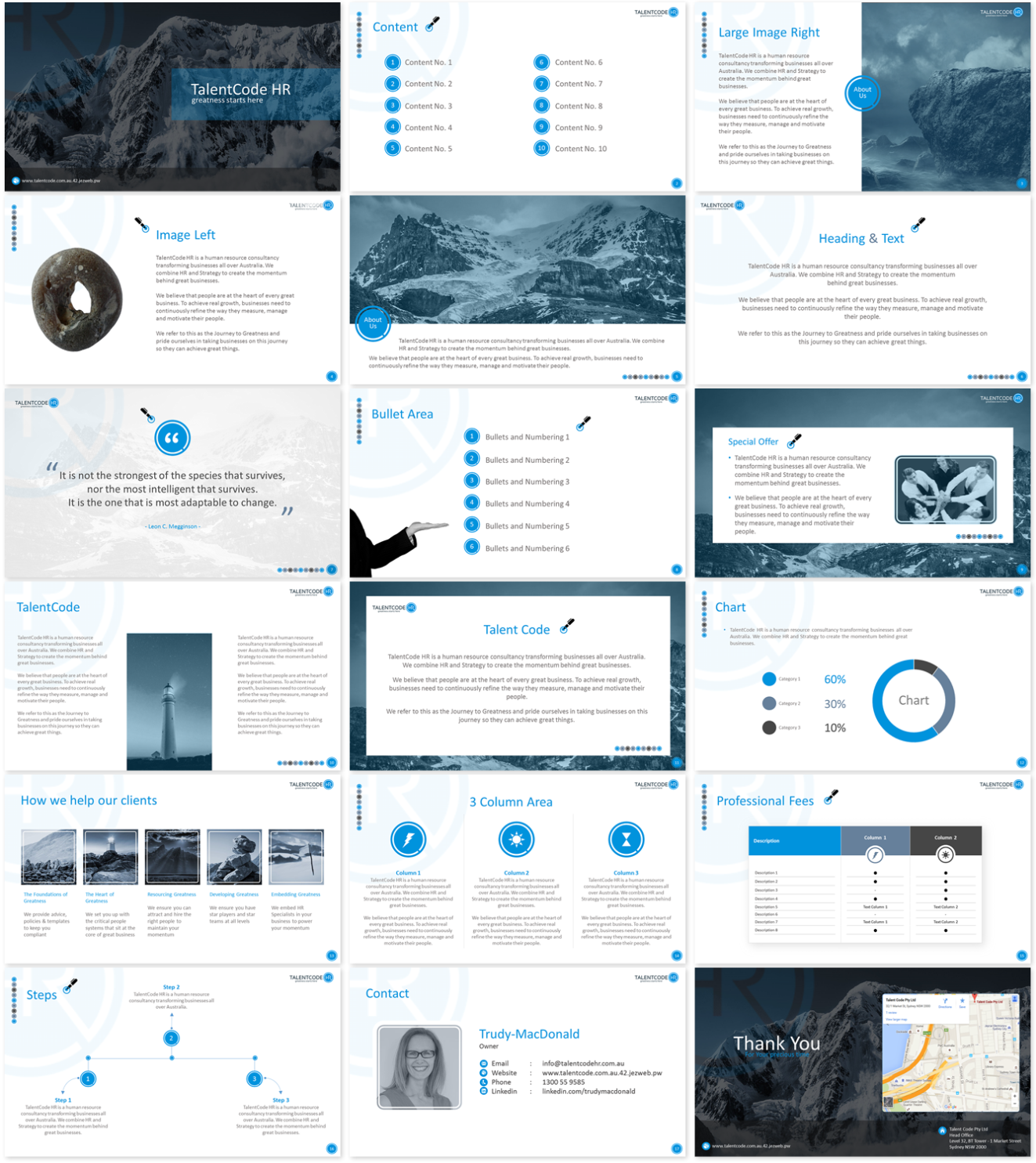 Word Template Design by Imazing for TalentCode HR | Design #11226412