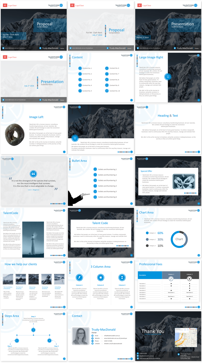 Word Template Design by Imazing for TalentCode HR | Design #11238523