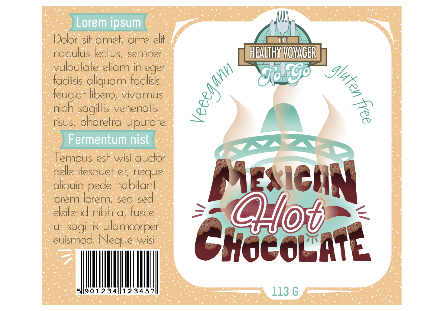 Diseño de Etiqueta por Oomori  para The Healthy Voyager | Diseño #11169382
