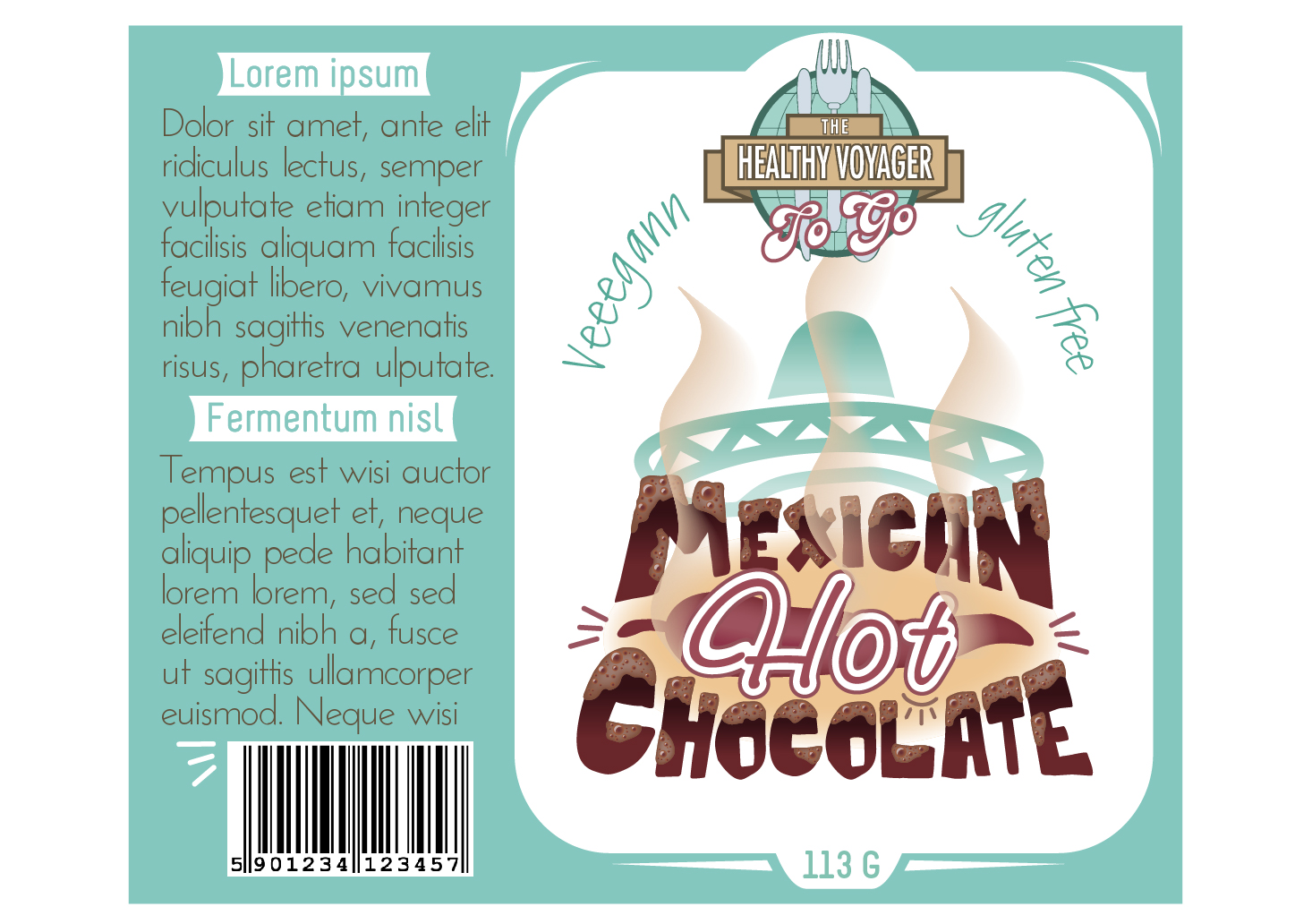 Diseño de Etiqueta por Oomori  para The Healthy Voyager | Diseño #11169383