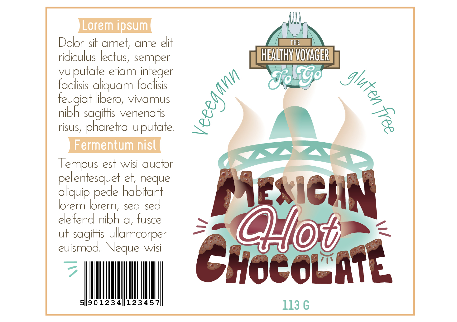 Label Design by Oomori  for The Healthy Voyager | Design #11169384