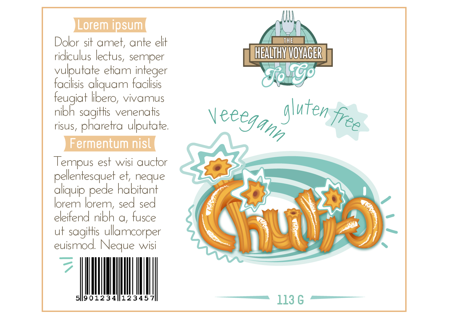 Label Design by Oomori  for The Healthy Voyager | Design #11254178