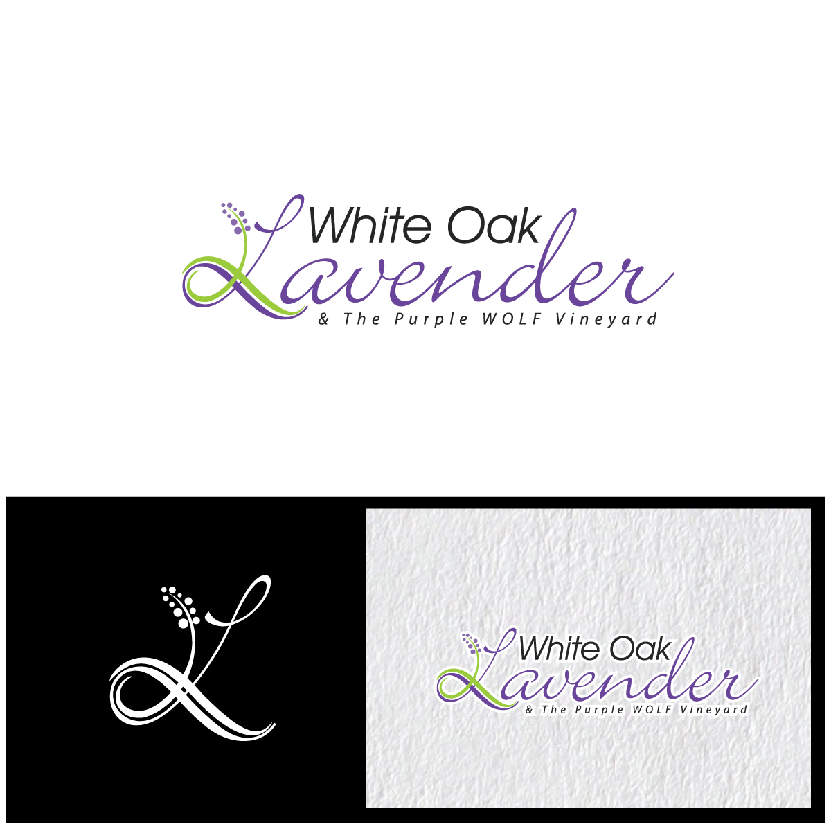 Logo Design by e-graphics for White Oak Lavender/ My Lavender Lifestyle | Design #11073421