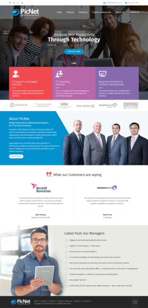 Web Design par RupalTechno pour PicNet Pty Ltd | Design : #11124722