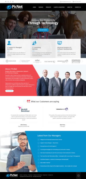 Web Design par RupalTechno pour PicNet Pty Ltd | Design : #11125347