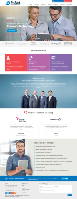 Web Design par RupalTechno pour PicNet Pty Ltd | Design : #11125351