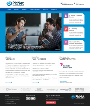 Web Design par RupalTechno pour PicNet Pty Ltd | Design : #11147932