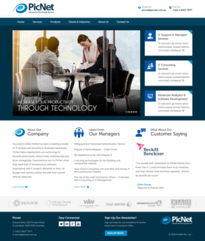 Web Design par RupalTechno pour PicNet Pty Ltd | Design : #11147933