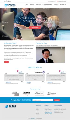 Web Design par RupalTechno pour PicNet Pty Ltd | Design : #11148125