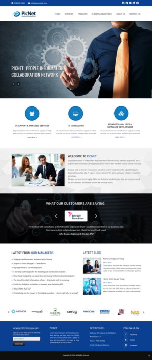 Web Design par pb pour PicNet Pty Ltd | Design : #11097698