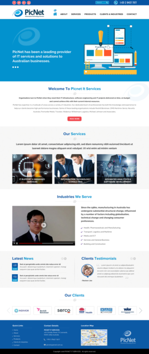 Web Design par Sbss pour PicNet Pty Ltd | Design : #11099092