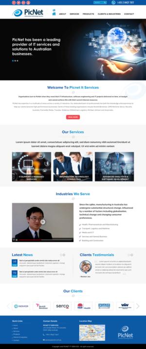 Web Design par Sbss pour PicNet Pty Ltd | Design : #11099093