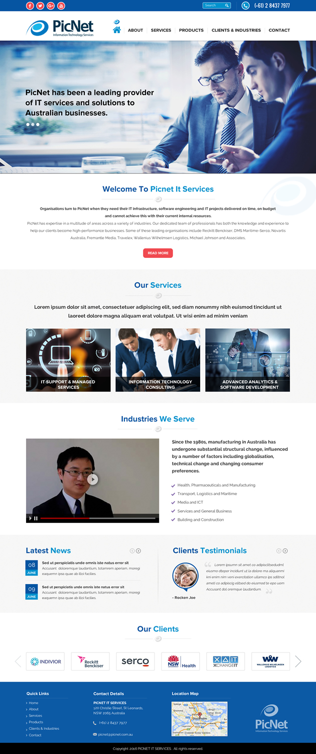 Diseño Web por Sbss para PicNet Pty Ltd | Diseño #11099094