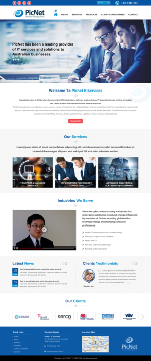 Web Design par Sbss pour PicNet Pty Ltd | Design : #11099094
