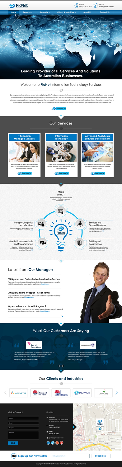 Web Design by Sbss for PicNet Pty Ltd | Design #11099102