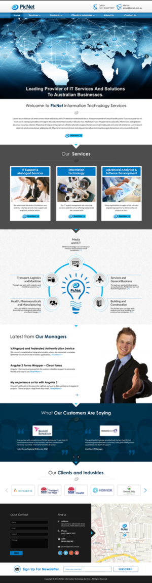 Web Design par Sbss pour PicNet Pty Ltd | Design : #11099102