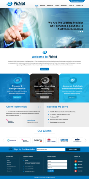 Web Design par Sbss pour PicNet Pty Ltd | Design : #11099104