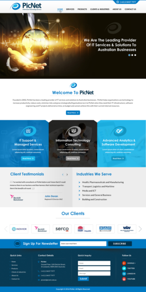 Web Design par Sbss pour PicNet Pty Ltd | Design : #11099105