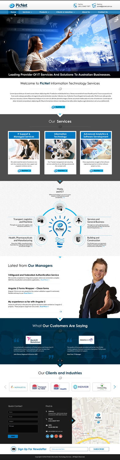 Web Design par Sbss pour PicNet Pty Ltd | Design #11099106