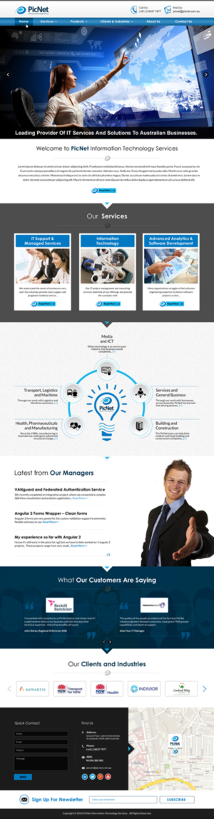Web Design par Sbss pour PicNet Pty Ltd | Design : #11099106