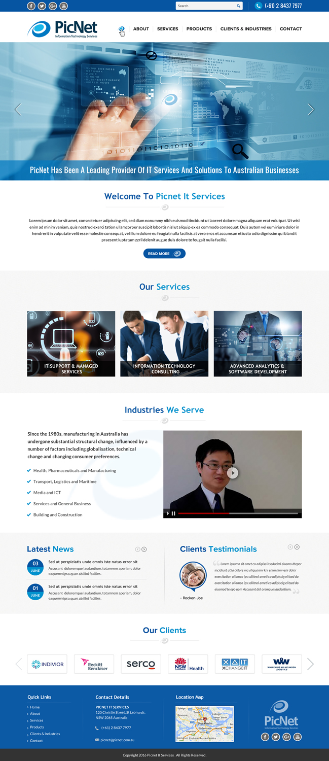 Web Design by Sbss for PicNet Pty Ltd | Design #11099140