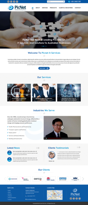 Web Design par Sbss pour PicNet Pty Ltd | Design : #11099142