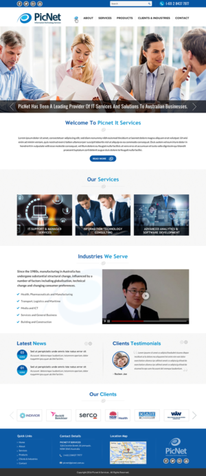 Web Design par Sbss pour PicNet Pty Ltd | Design : #11099143