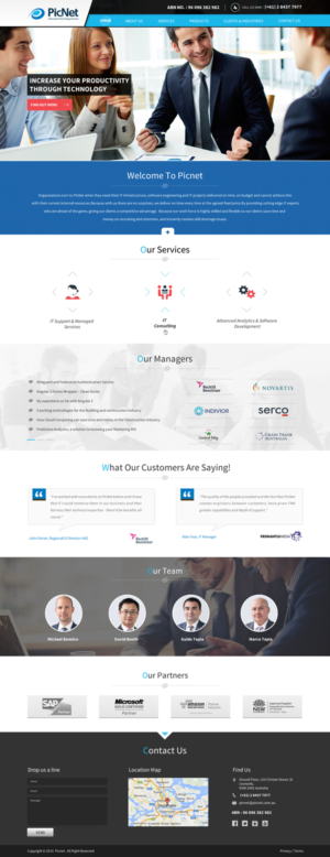 Web Design par Sbss pour PicNet Pty Ltd | Design : #11104505