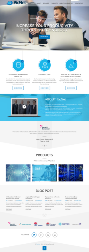 Web Design par rightway pour PicNet Pty Ltd | Design : #11096296