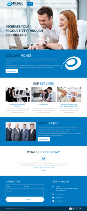 Web Design par rightway pour PicNet Pty Ltd | Design : #11096343