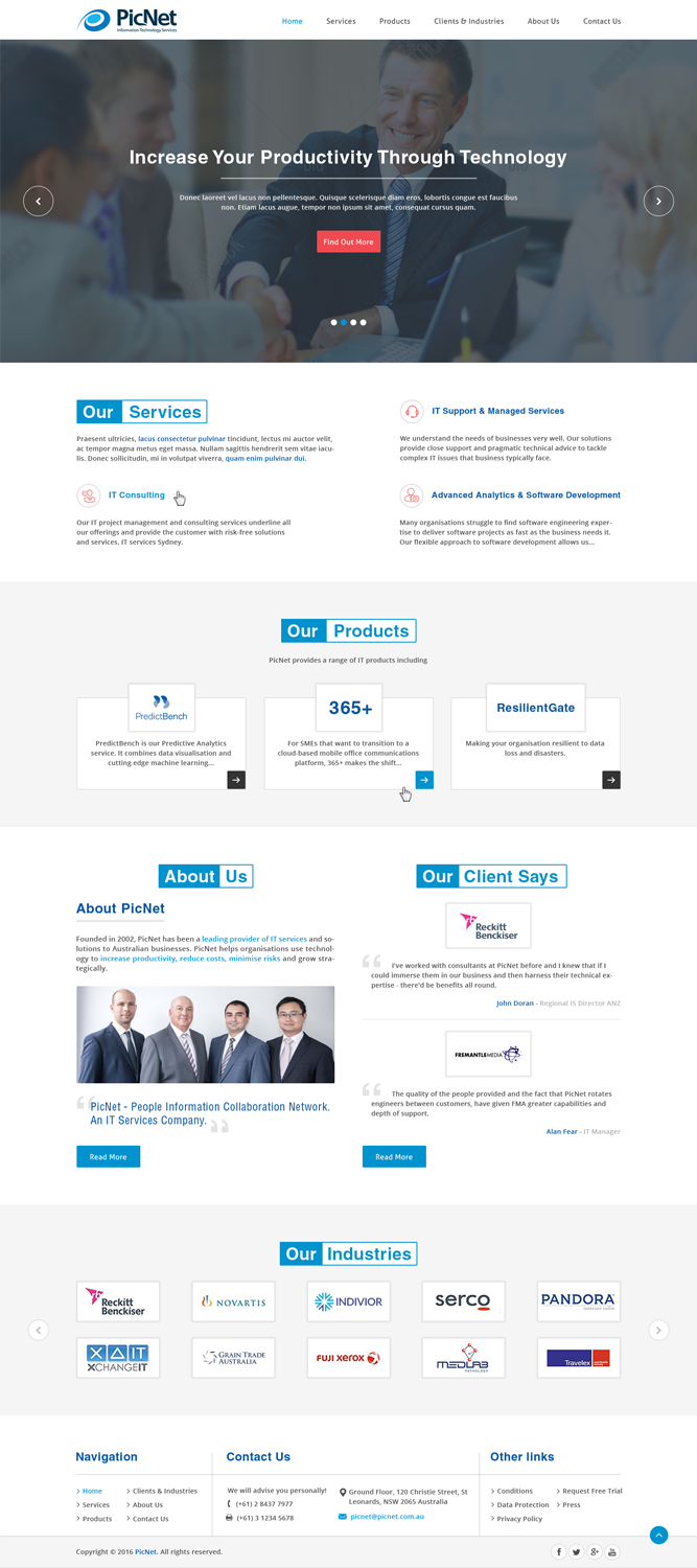 Diseño Web por jaybarbhaya92 para PicNet Pty Ltd | Diseño #11141636