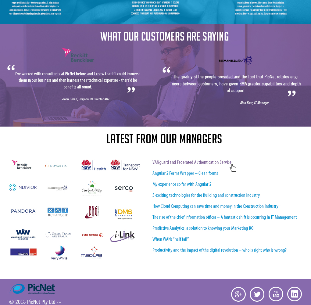 Web Design by dhawal.mahajan1 for PicNet Pty Ltd | Design #11140674
