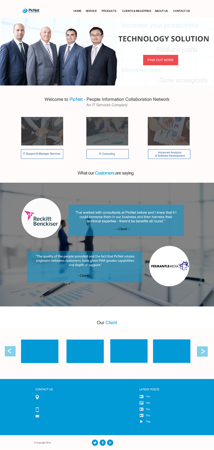 Web Design by Lan Anh Ngo for PicNet Pty Ltd | Design #11118274