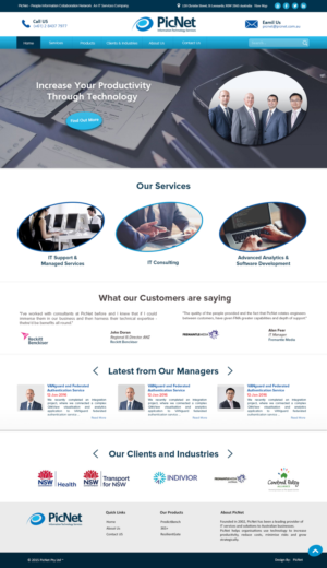 Web Design par eMARK pour PicNet Pty Ltd | Design : #11131798