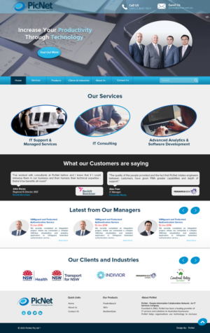Web Design par eMARK pour PicNet Pty Ltd | Design : #11131799