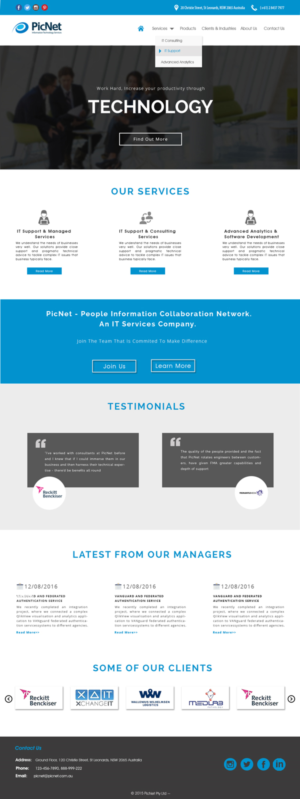 Web Design par eMARK pour PicNet Pty Ltd | Design : #11131800
