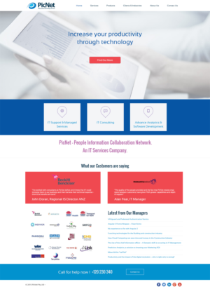 Web Design by Rakesh Biswal for PicNet Pty Ltd | Design #11095891