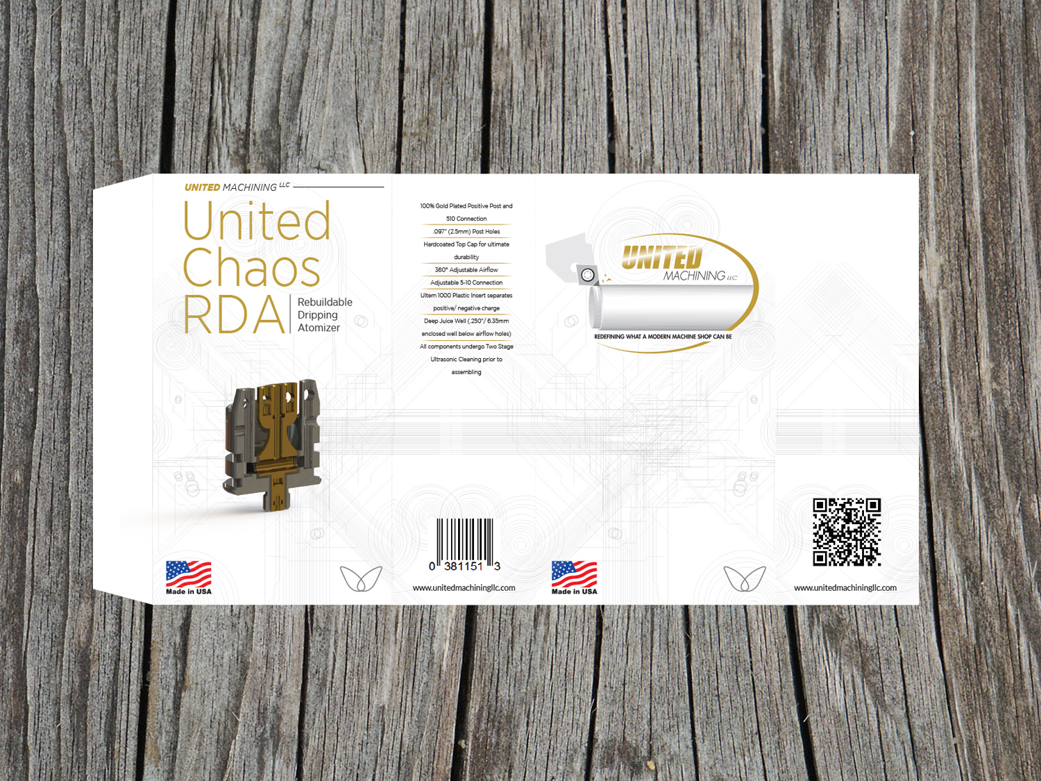 Packaging Design by Priyo Subarkah for United Machining LLC | Design #11140734