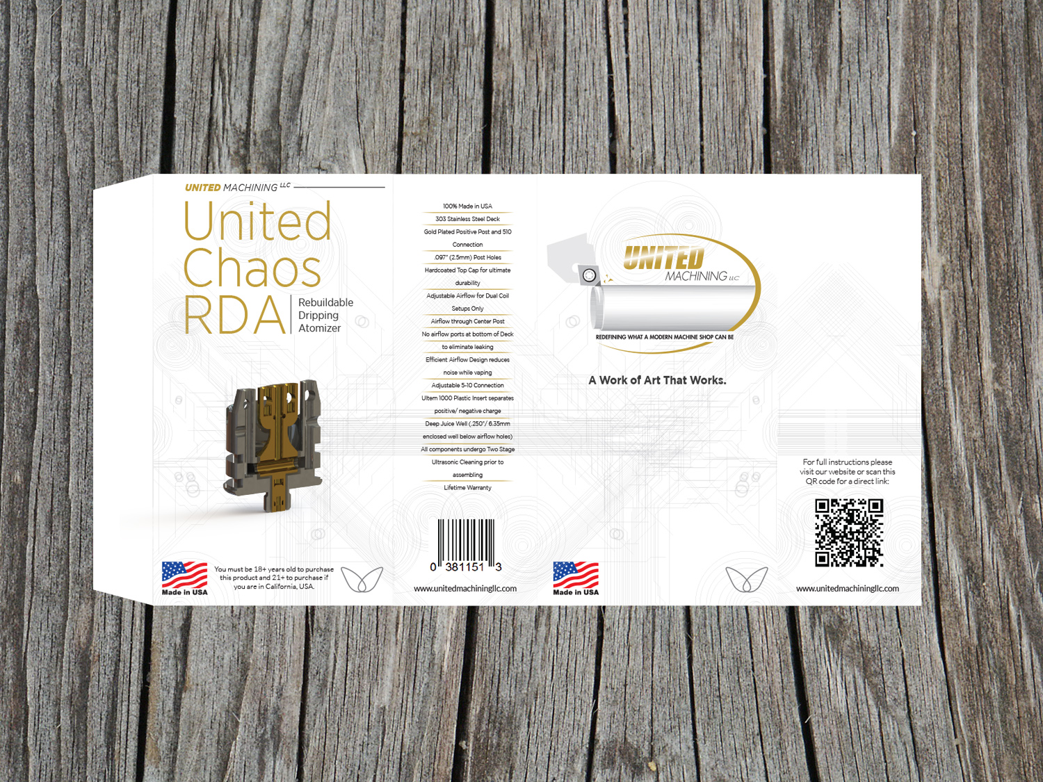 Packaging Design by Priyo Subarkah for United Machining LLC | Design #11150565