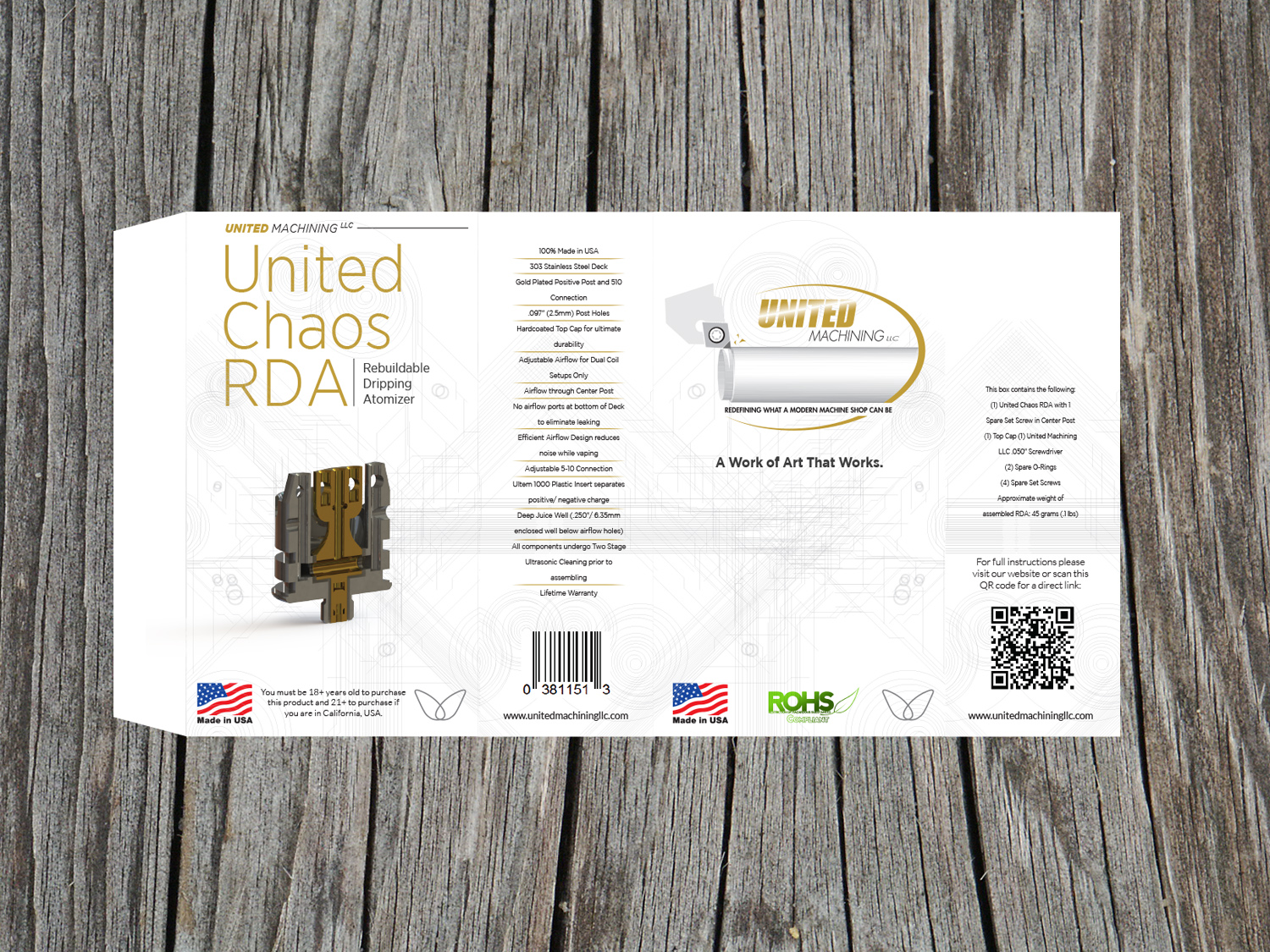 Packaging Design by Priyo Subarkah for United Machining LLC | Design #11153830