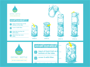 Illustration Design by panda astronout for Define Bottle | Design #2287820