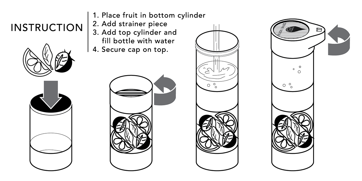 Illustration Design by Phuong Anh for Define Bottle | Design #2308284