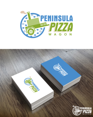 Peninsula Pizza Wagon | Logo Design by MoonFeather